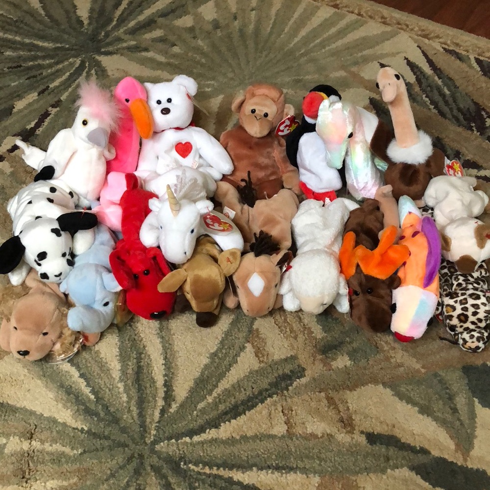 Assortment of Original Beanie Babies